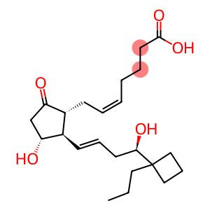 9-OXO-11ALPHA,16R-DIHYDROXY-17-CYCLOBUTYL-5Z,13E-DIEN-1-OIC ACID