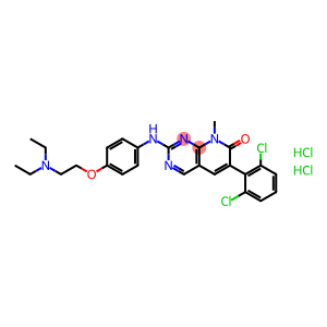 6-(2,6-Dichlorophenyl)-2-[[4-[2-(diethylamino)ethoxy]phenyl]amino]-8-methylpyrido[2,3-d]pyrimidin-7(8H)-one Hydrochloride