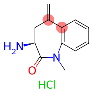 (S)-3-Amino-1-methyl-5-methylene-1,3,4,5-tetrahydro-2H-benzo[b]azepin-2-one hydrochloride