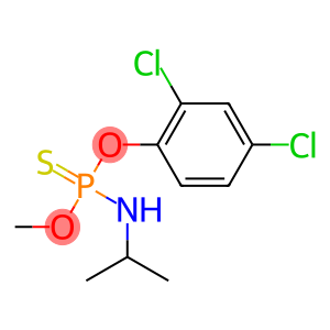 Phosphoramidothioic acid, (1-methylethyl)-, O-(2,4-dichlorophenyl) O-methyl ester, (+)- (9CI)