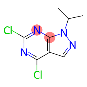 1H-Pyrazolo[3,4-d]pyrimidine,4,6-dichloro-1-(1-methylethyl)-