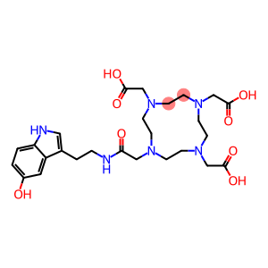 1,4,7,10-Tetraazacyclododecane-1,4,7-triacetic acid, 10-[2-[[2-(5-hydroxy-1H-indol-3-yl)ethyl]amino]-2-oxoethyl]-