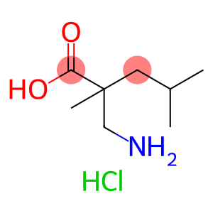 2-(aminomethyl)-2,4-dimethylpentanoic acid hydrochloride