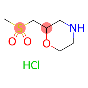 2-(methanesulfonylmethyl)morpholine hydrochloride