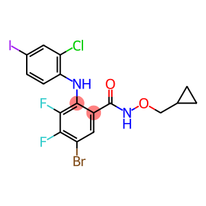 5-溴-2-((2-氯-4-碘苯基)氨基)-N-(环丙基甲氧基)-3,4-二氟苯甲酰胺