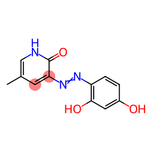 2(1H)-Pyridinone, 3-[2-(2,4-dihydroxyphenyl)diazenyl]-5-methyl-