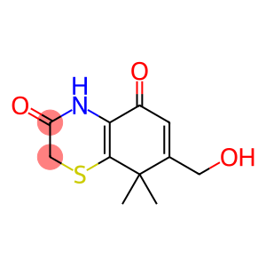 2H-1,4-Benzothiazine-3,5-dione, 4,8-dihydro-7-(hydroxymethyl)-8,8-dimethyl-