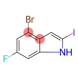 4-Bromo-6-fluoro-2-iodo-1H-indole