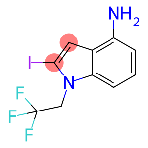 2-Iodo-1-(2,2,2-trifluoroethyl)-1H-indol-4-amine