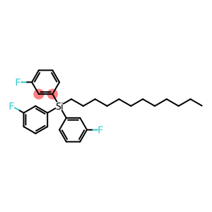 Dodecyl-tri-(m-fluor-phenyl)-silan