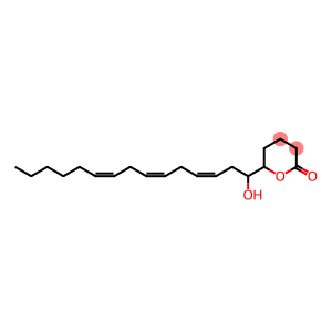 (6S)-6-[(1R,3Z,6Z,9Z)-1-hydroxypentadeca-3,6,9-trienyl]oxan-2-one