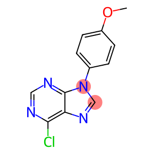 6-Chloro-9-(4-methoxyphenyl)-9H-purine