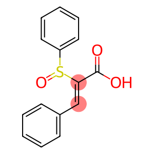 2-Propenoic acid, 3-phenyl-2-(phenylsulfinyl)-, (2Z)-