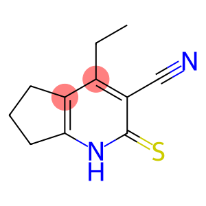 4-ethyl-2-thioxo-2,5,6,7-tetrahydro-1H-cyclopenta[b]pyridine-3-carbonitrile