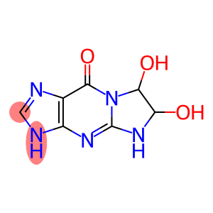 9H-Imidazo[1,2-a]purin-9-one,  1,4,6,7-tetrahydro-6,7-dihydroxy-  (9CI)
