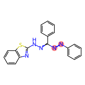 5-(2-BENZOTHIAZOLYL)-1,3-DIPHENYLFORMAZAN