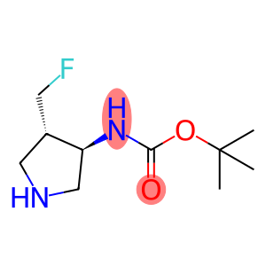 Carbamic acid, [(3R,4S)-4-(fluoromethyl)-3-pyrrolidinyl]-, 1,1-dimethylethyl ester, rel- (9CI)