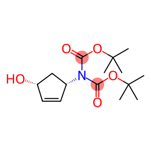 (1S-CIS)-BIS(1,1-DIMETHYLETHYL)-4-HYDROXY-2-CYCLOPENTENYLIMIDODICARBONATE