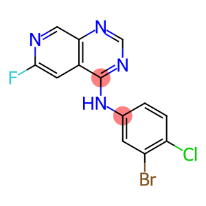 N-(3-Bromo-4-chlorophenyl)-6-fluoropyrido[3,4-d]pyrimidin-4-amine