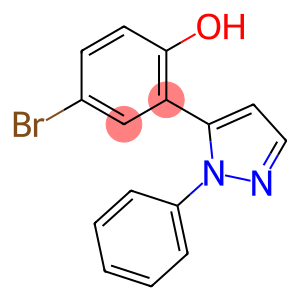 1-PHENYL-1H-5-(5'-BROMO-2'-HYDROXYPHENYL)PYRAZOLE