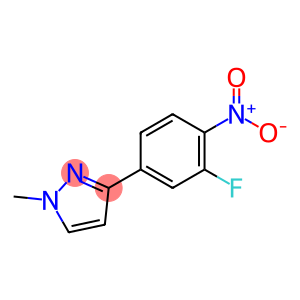 1H-Pyrazole, 3-(3-fluoro-4-nitrophenyl)-1-methyl-