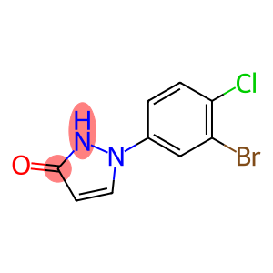 2-(3-Bromo-4-chlorophenyl)-1H-pyrazol-5-one