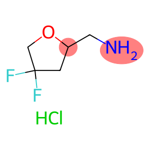 (4,4-difluorooxolan-2-yl)methanamine hydrochloride