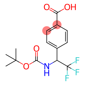 4-(1-tert-Butoxycarbonylamino-2,2,2-trifluoro-ethyl)-benzoic acid