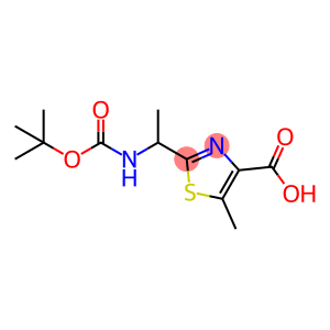 2-(1-{[(tert-butoxy)carbonyl]amino}ethyl)-5-methyl-1,3-thiazole-4-carboxylic acid