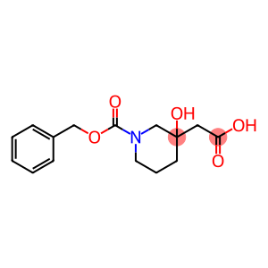 3-Carboxymethyl-3-hydroxy-piperidine-1-carboxylic acid benzyl ester