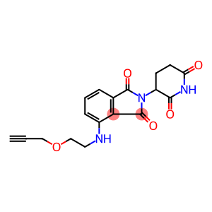 2-(2,6-dioxopiperidin-3-yl)-4-((2-(prop-2-yn-1-yloxy)ethyl)amino)isoindoline-1,3-dione