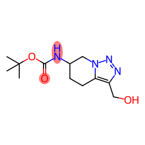 叔-丁基 (3-(羟甲基)-4,5,6,7-四氢-[1,2,3]三唑并[1,5-A]吡啶-6-基)氨基甲酯