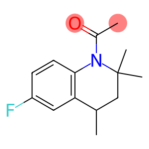 1-(6-fluoro-2,2,4-trimethyl-3,4-dihydroquinolin-1(2H)-yl)ethan-1-one