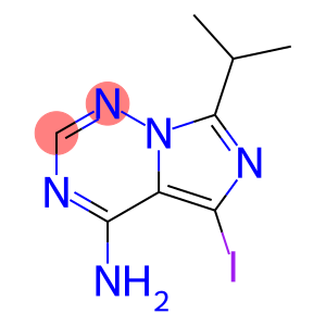 5-Iodo-7-isopropyl-imidazo[5,1-f][1,2,4]triazin-4-ylamine