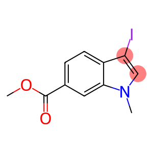 3-碘-1-甲基-1H-吲哚-6-羧酸甲酯