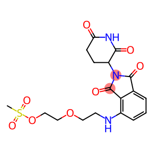 1H-Isoindole-1,3(2H)-dione, 2-(2,6-dioxo-3-piperidinyl)-4-[[2-[2-[(methylsulfonyl)oxy]ethoxy]ethyl]amino]-