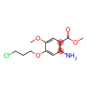 2-氨基-4-(3-氯丙氧基)-5-甲氧基苯甲酸甲酯