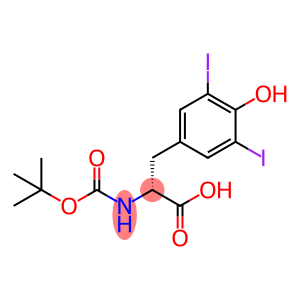 N-(tert-butoxycarbonyl)-3,5-diiodo-D-tyrosine