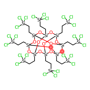 1,3,5,7,9,11,13,15-Cta(2-Trichlorosilyl)Ethyl)Pentacyclo-[9.5.1.13,9.15,15.17,13]Ctasiloxane