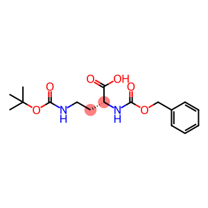 (2R)-2-{[(Benzyloxy)carbonyl]amino}-4-({[(2-methyl-2-propanyl)oxy]carbonyl}amino)butanoic acid