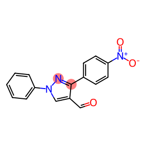 3-(4-nitrophenyl)-1-phenylpyrazole-4-carbaldehyde