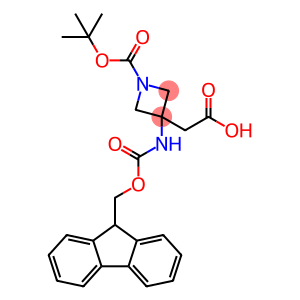 2-{1-[(tert-butoxy)carbonyl]-3-({[(9H-fluoren-9-yl)methoxy]carbonyl}amino)azetidin-3-yl}acetic acid