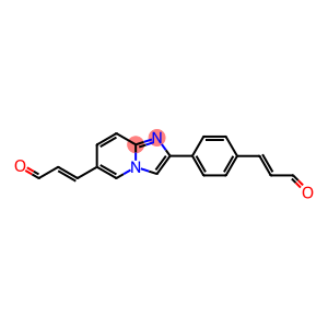 3-{4-[6-(3-oxo-1-propenyl)imidazo[1,2-a]pyridin-2-yl]phenyl}acrylaldehyde