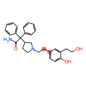 1-[2-[4-Hydroxy-3-(2-hydroxyethyl)phenyl]ethyl]-α,α-diphenyl-3-pyrrolidineacetaMide