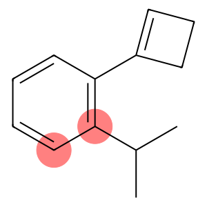 Benzene, 1-(1-cyclobuten-1-yl)-2-(1-methylethyl)- (9CI)