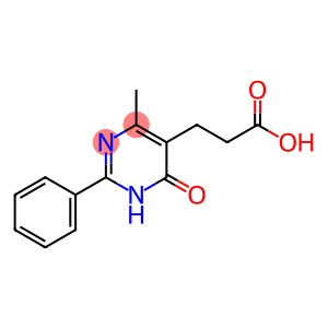 5-Pyrimidinepropanoic acid, 1,6-dihydro-4-methyl-6-oxo-2-phenyl-