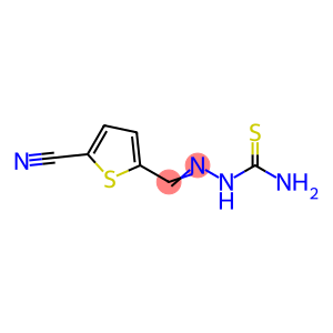 5-(Thiosemicarbazonomethyl)-2-thiophenecarbonitrile