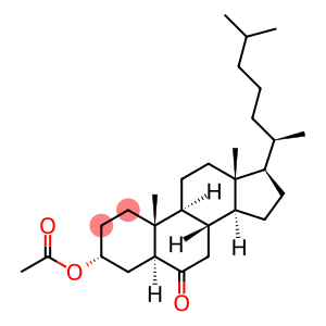 5alpha-Cholestan-6-one, 3alpha-hydroxy-, acetate