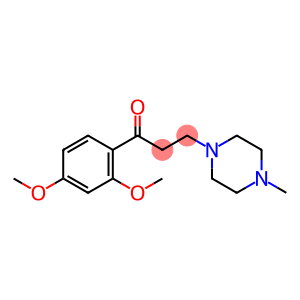 2',4'-Dimethoxy-β-(4-methyl-1-piperazinyl)propiophenone