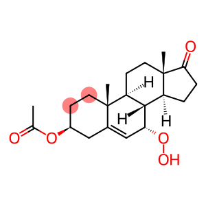 Androst-5-en-17-one, 3-(acetyloxy)-7-hydroperoxy-, (3beta,7alpha)- (9CI)